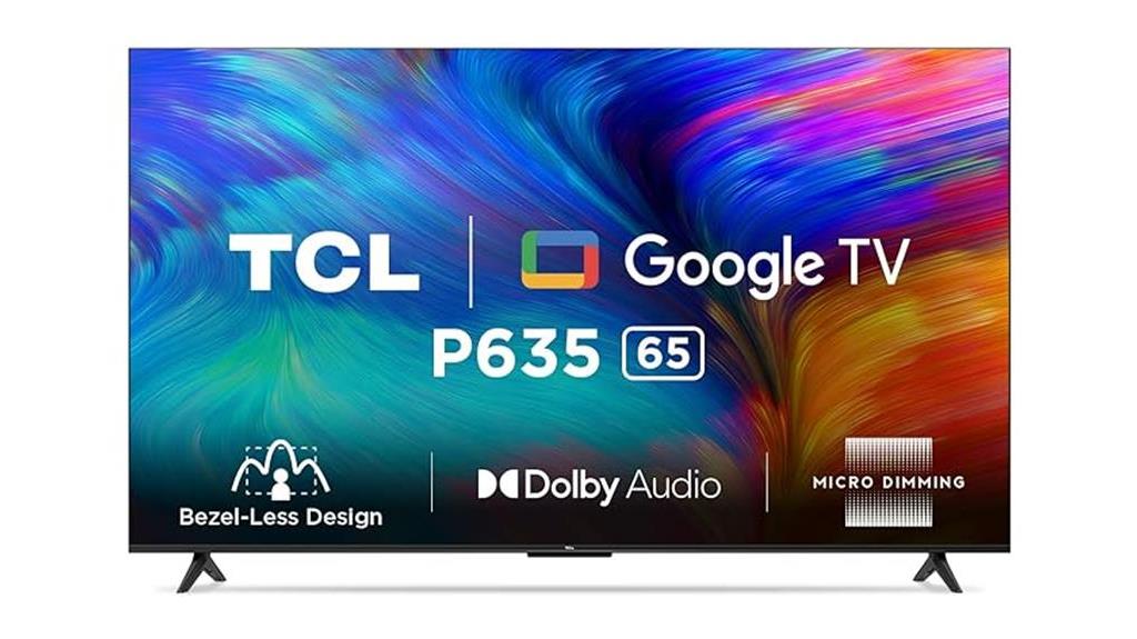 bezel less 65 4k smart tv