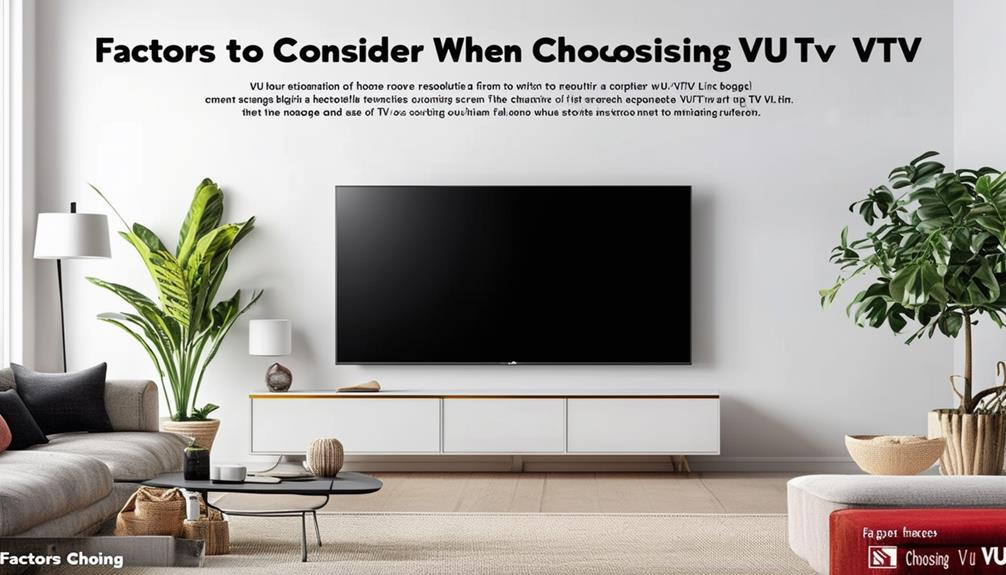 choosing a vu tv