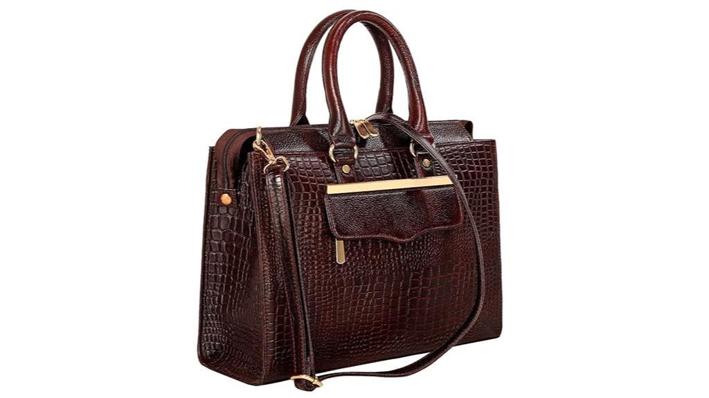 high quality leather tote bag