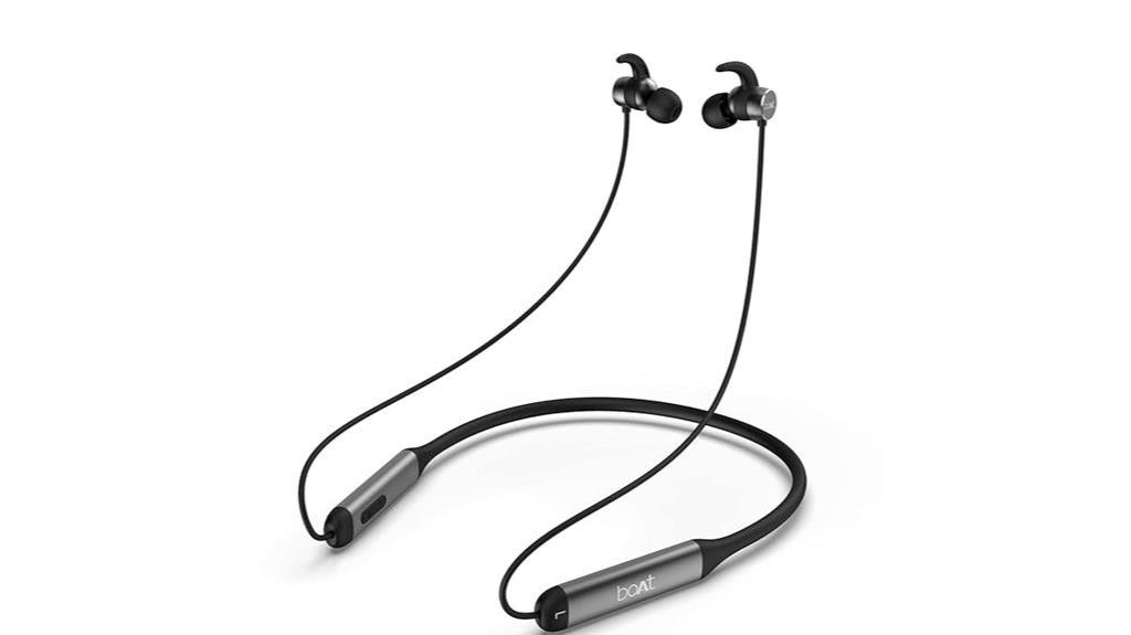 long lasting bluetooth neckband headphones