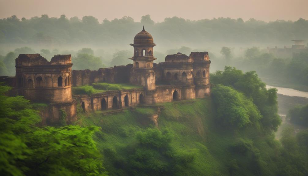 medieval indian fort ruins