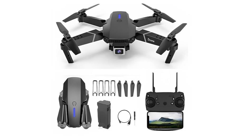 portable aerial camera drone