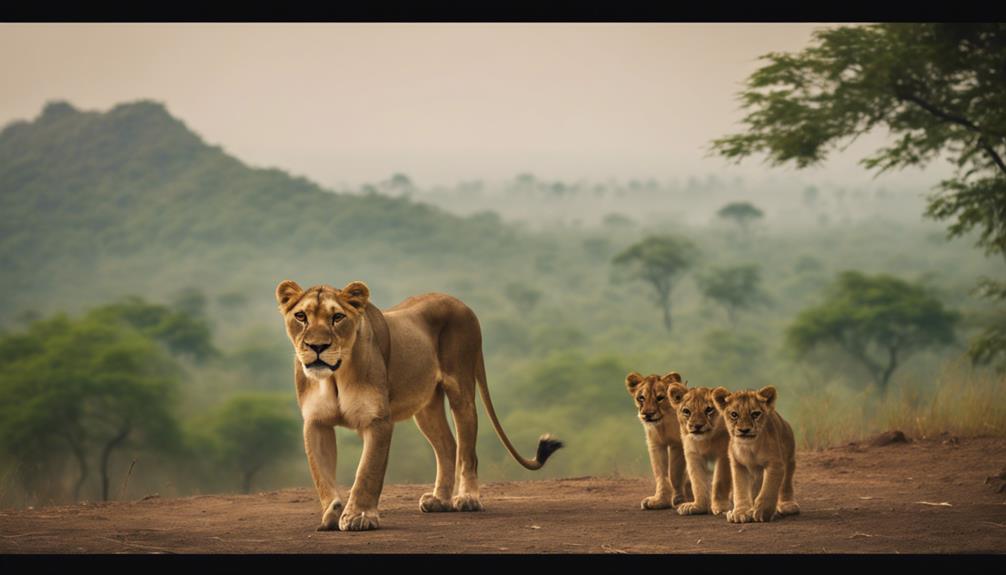 protected asiatic lion habitat