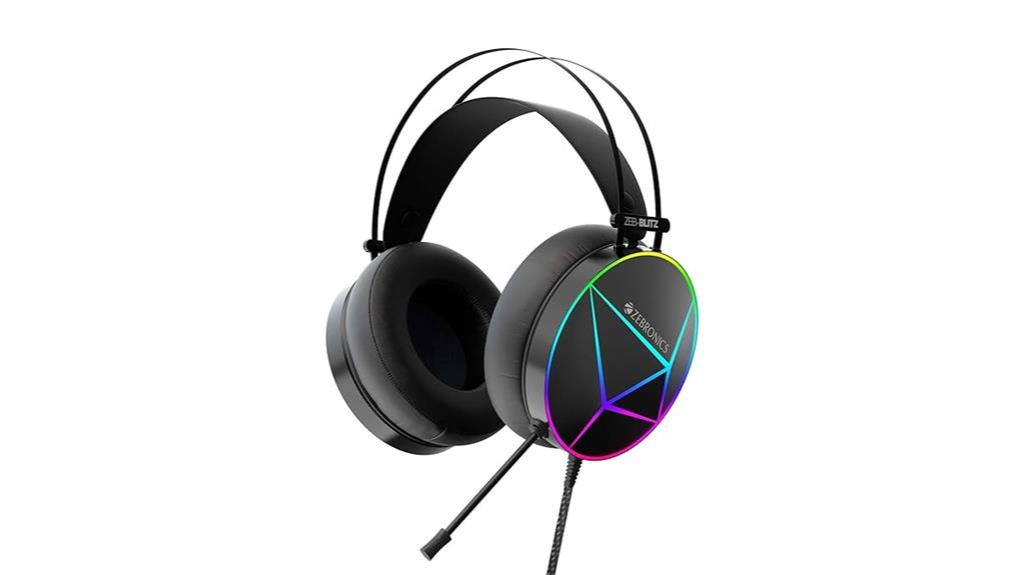 wired gaming headphones with mic