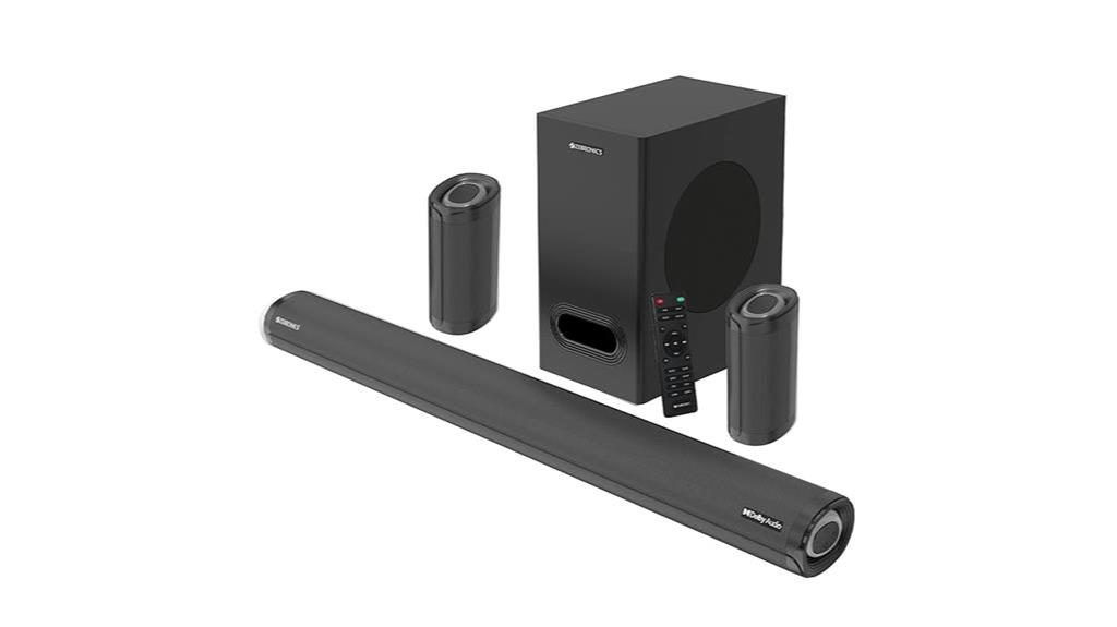 wireless soundbar with subwoofer