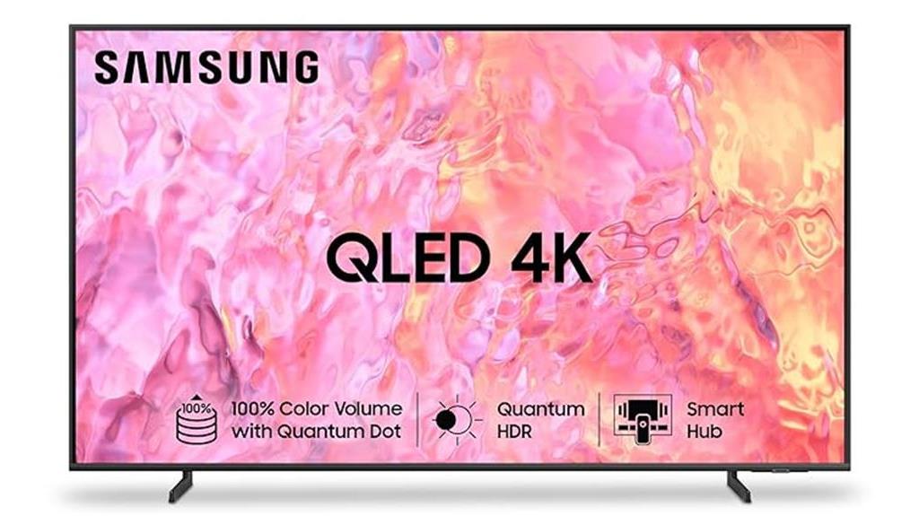 high definition television with qled